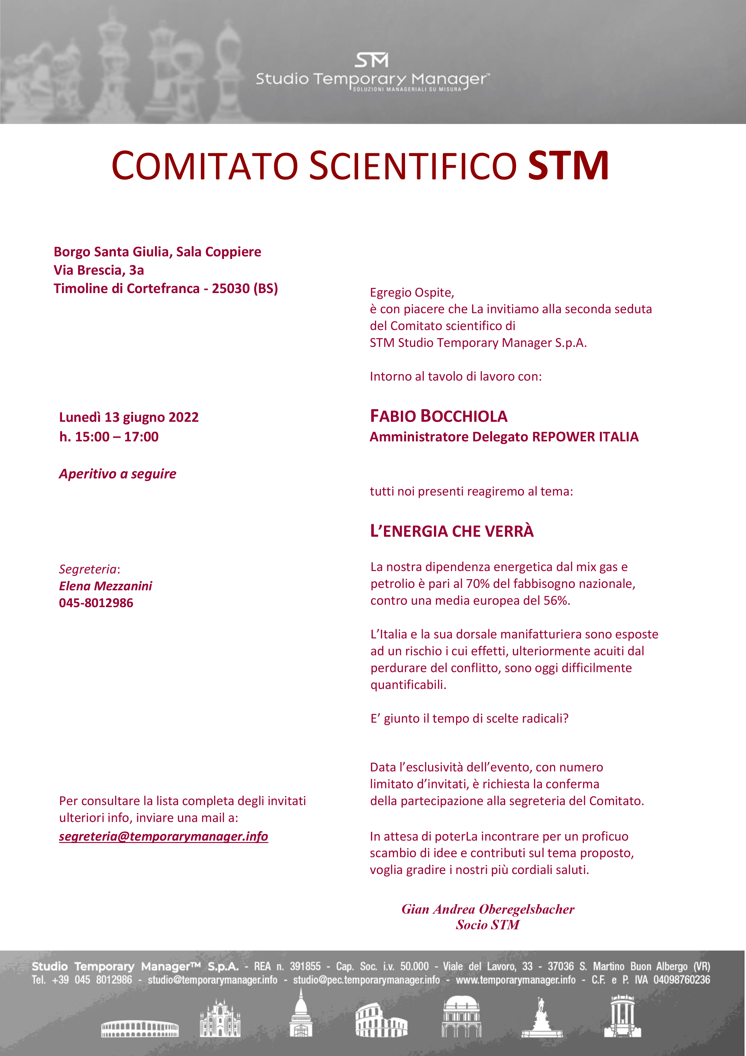 2° Comitato Scientifico STM